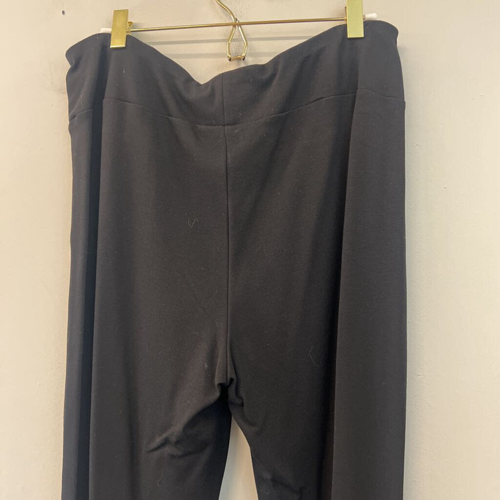 Narration Black Embellished Ankle Pull On Pants Extra Large