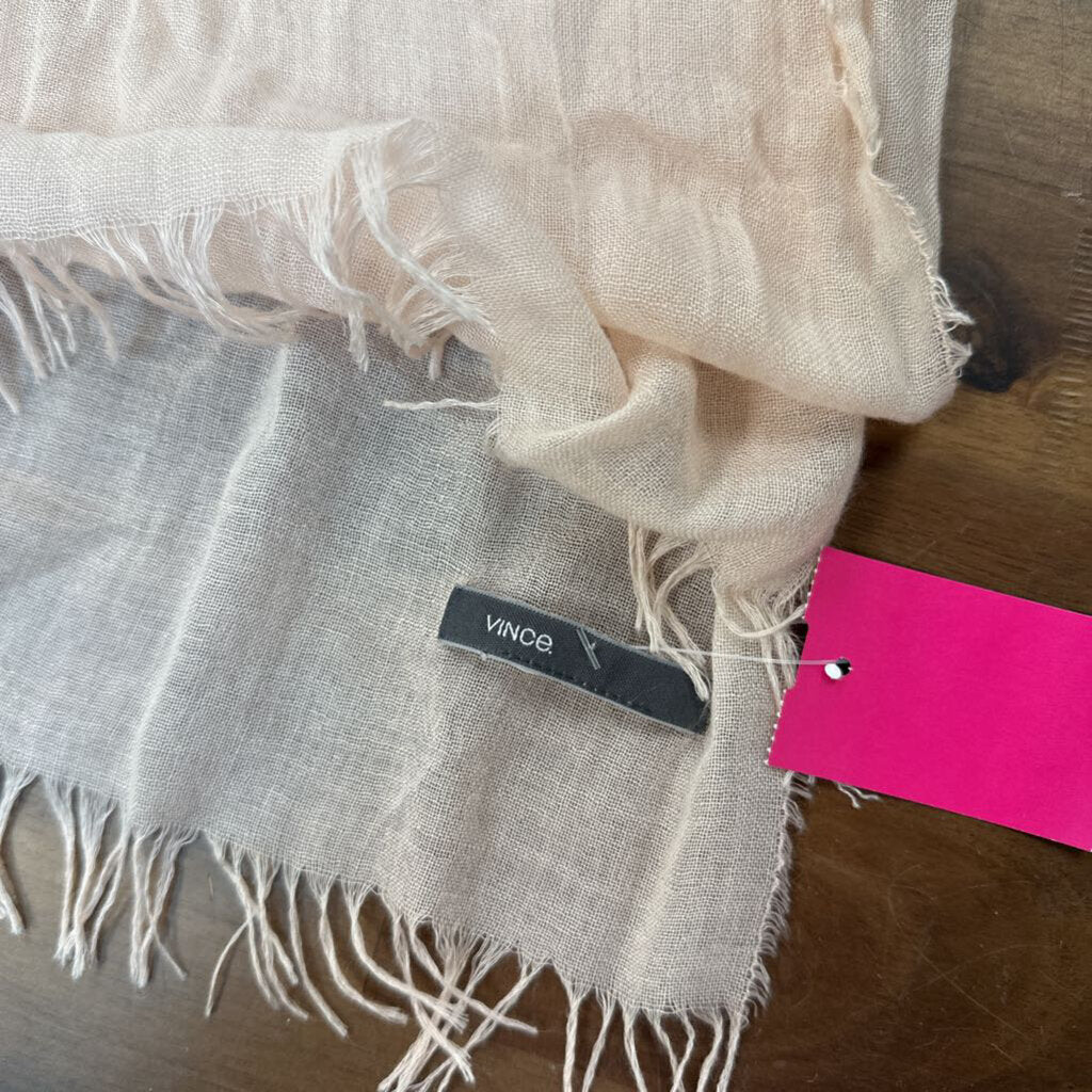 Vince Pink Lightweight Scarf
