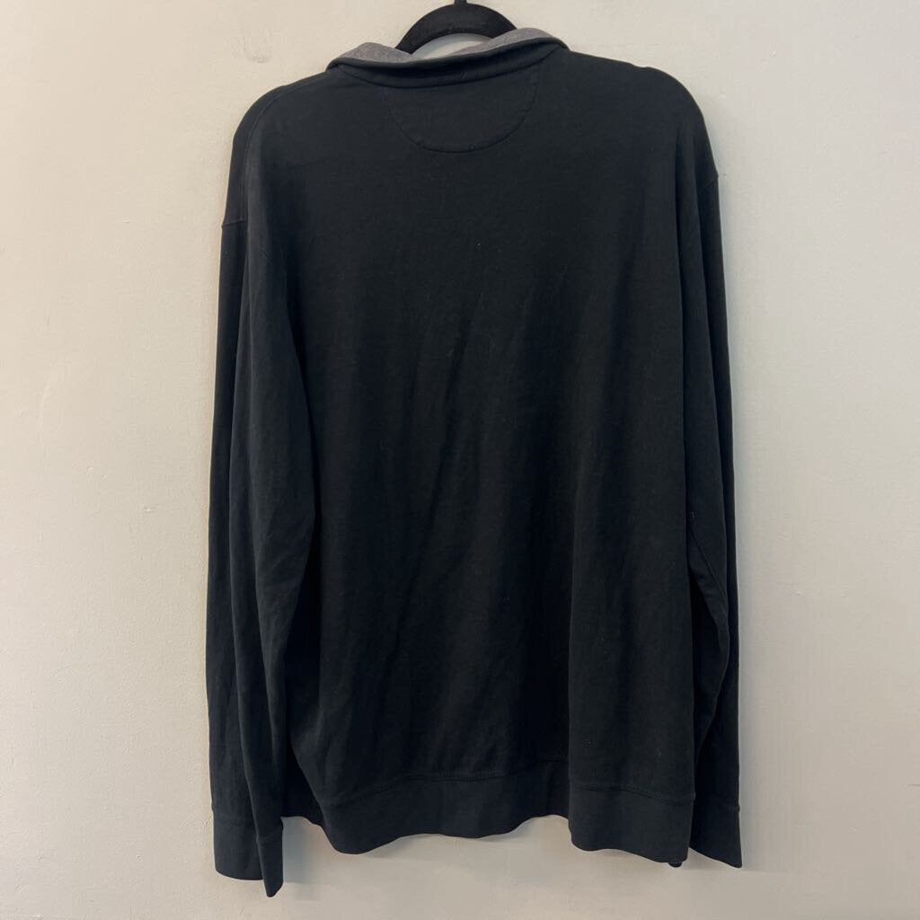 Ralph Lauren Black/ Grey Long Sleeve Pullover Extra Large