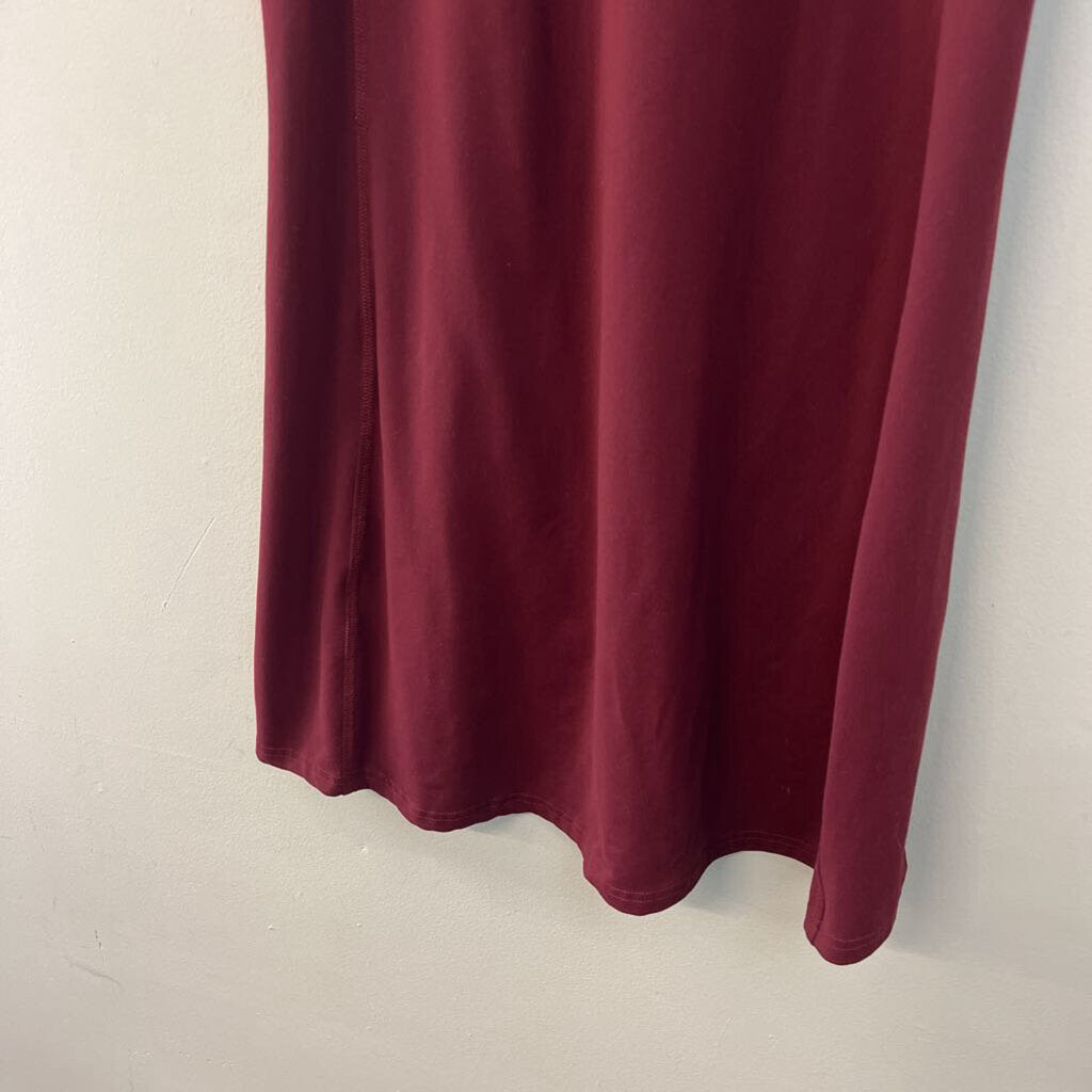 Eddie Bauer Burgundy Tank Dress Small
