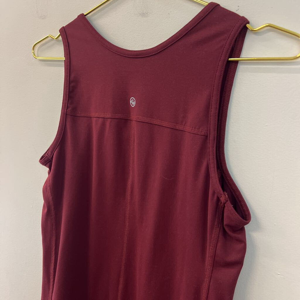 Eddie Bauer Burgundy Tank Dress Small