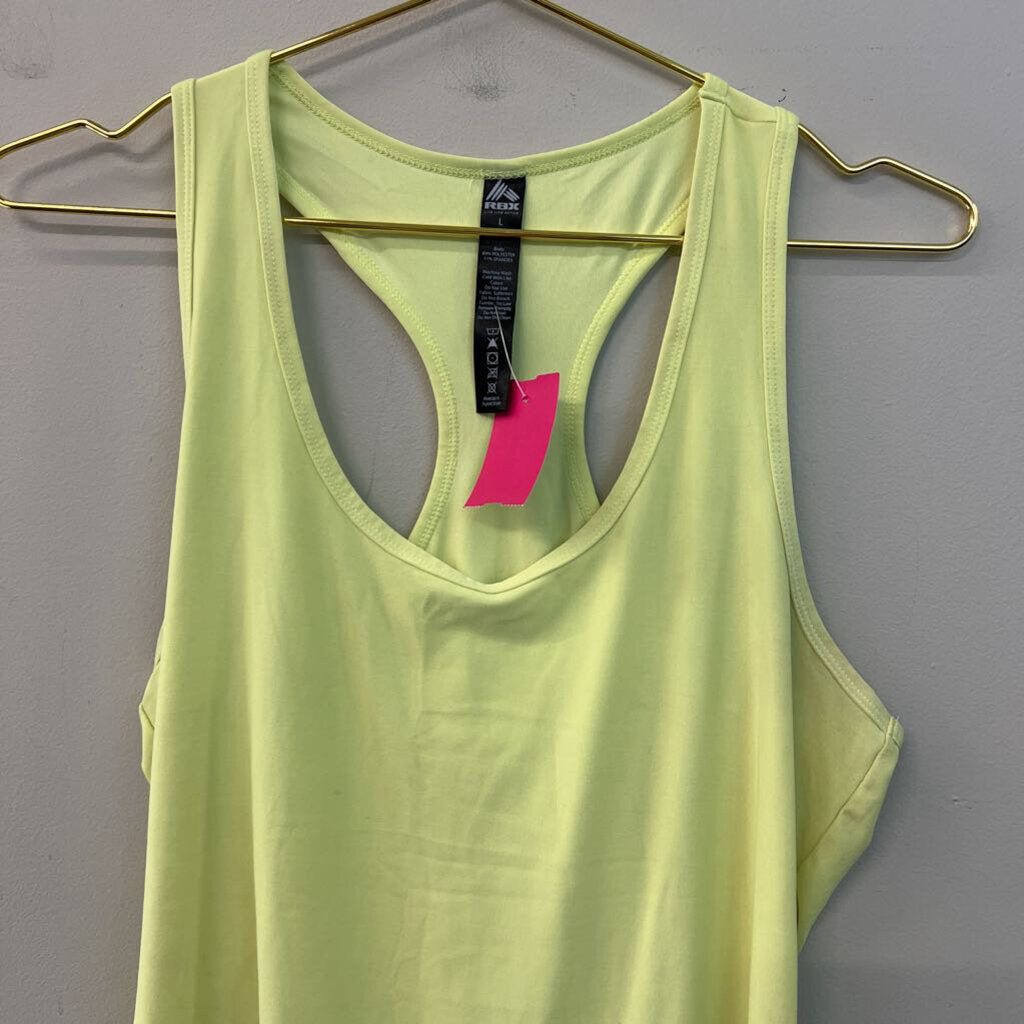 RBX Lime Green Athletic Tank Top Large