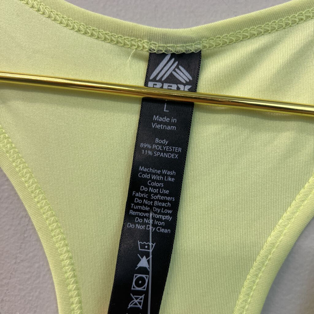 RBX Lime Green Athletic Tank Top Large