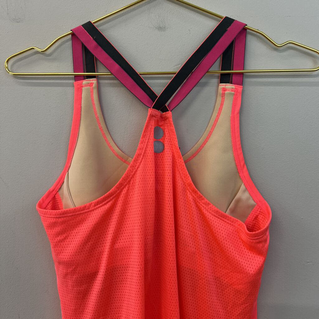Reebok Bright Pink Athletic Tank Top Medium