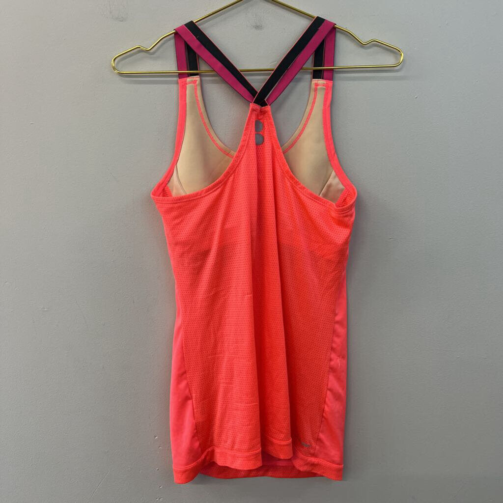 Reebok Bright Pink Athletic Tank Top Medium