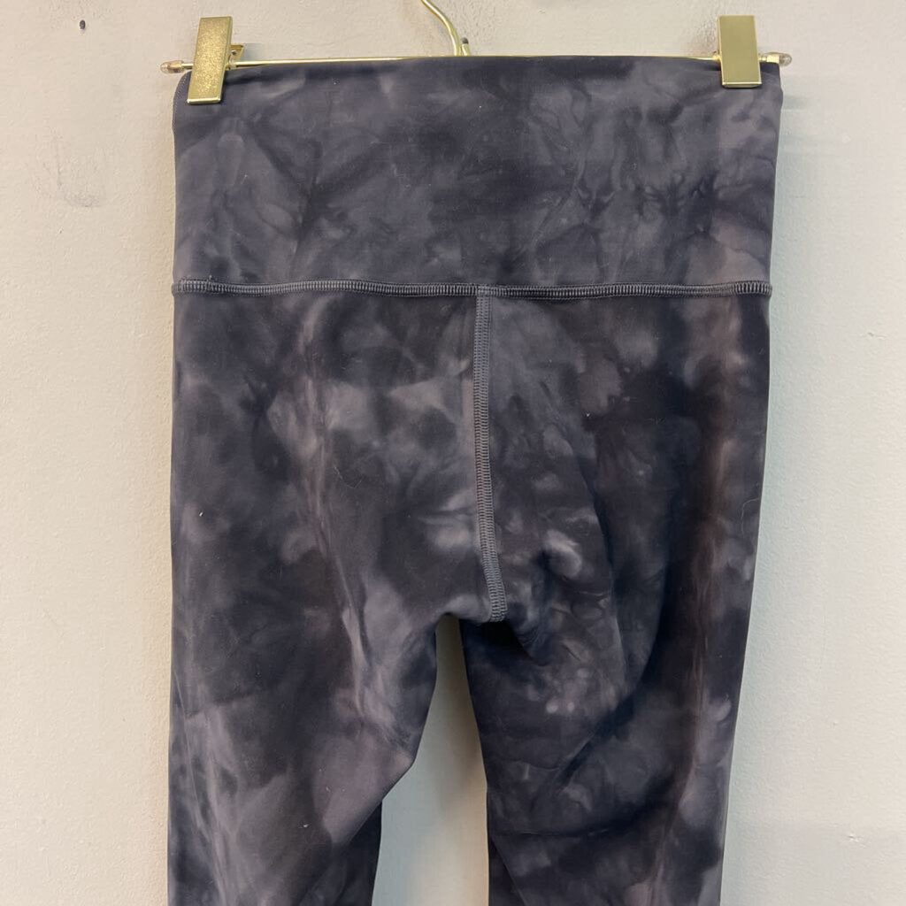 Lululemon Black/ Grey Print Leggings 4