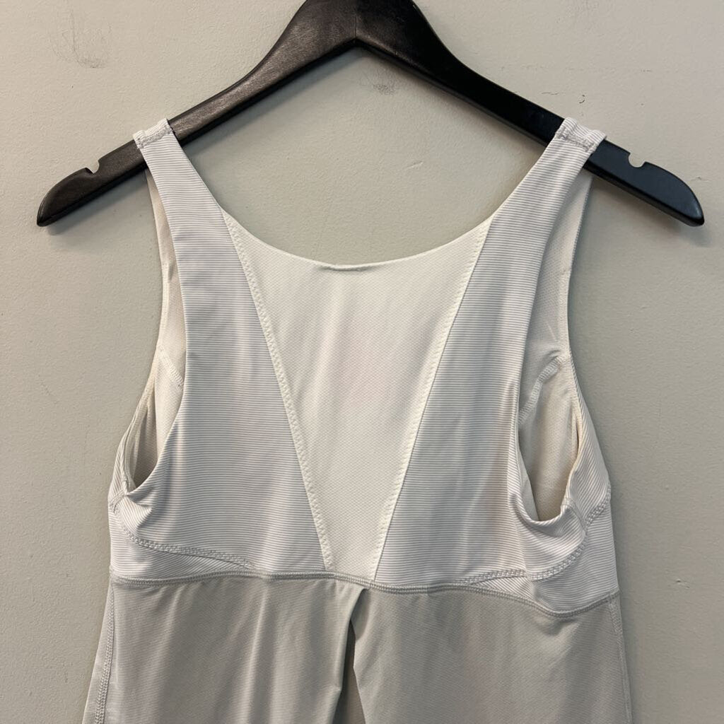 Lululemon Grey Cinch Waist Athletic Tank Top Medium