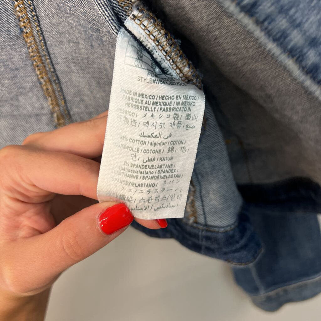 Guess Medium Wash Denim Jacket Extra Large