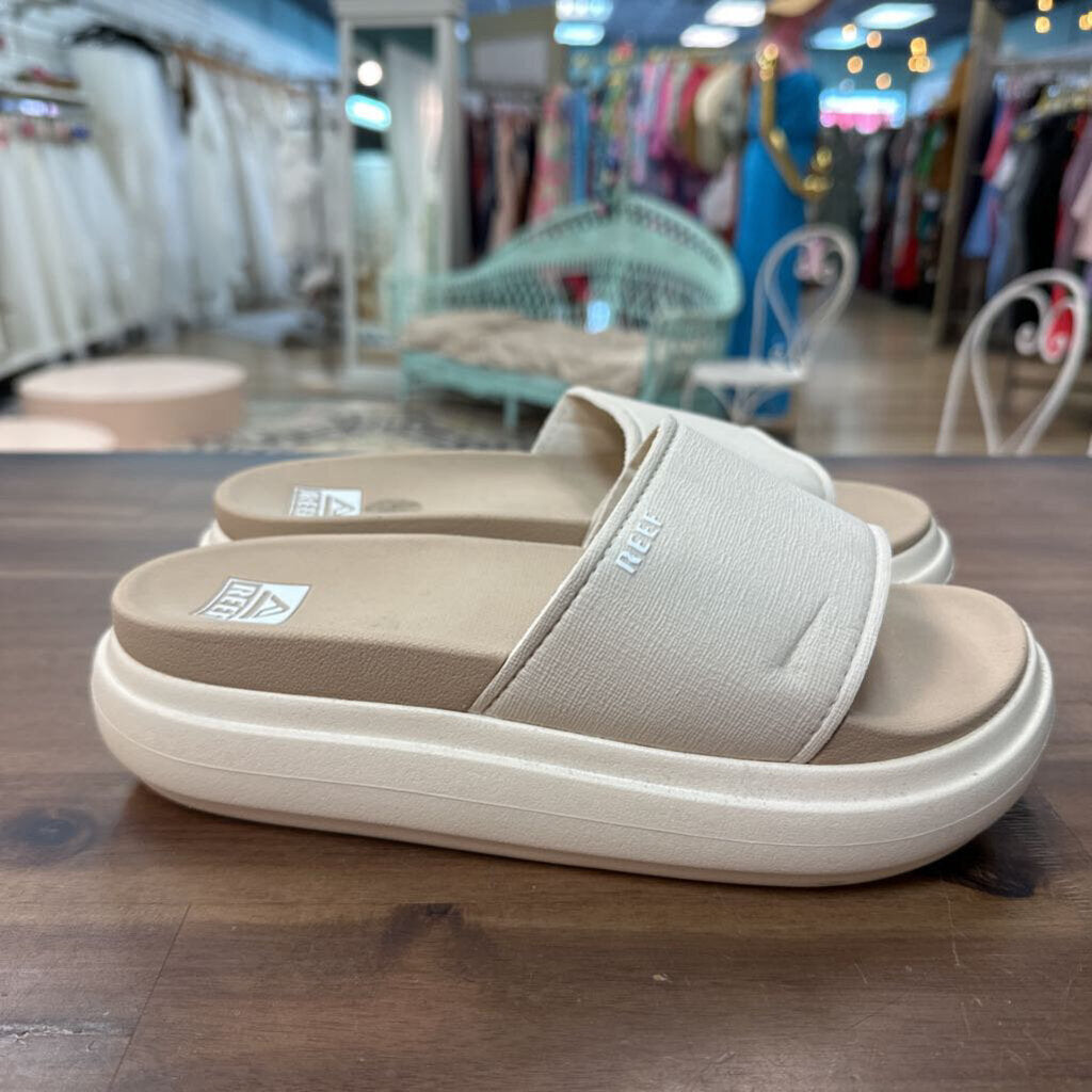 Reef Beige Cushion Bondi Bay Platform Slides 8