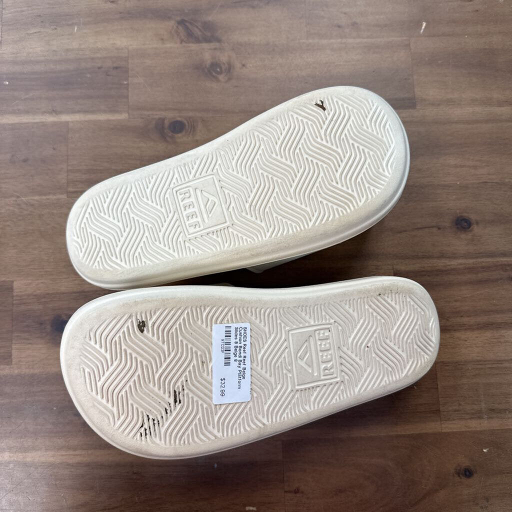Reef Beige Cushion Bondi Bay Platform Slides 8