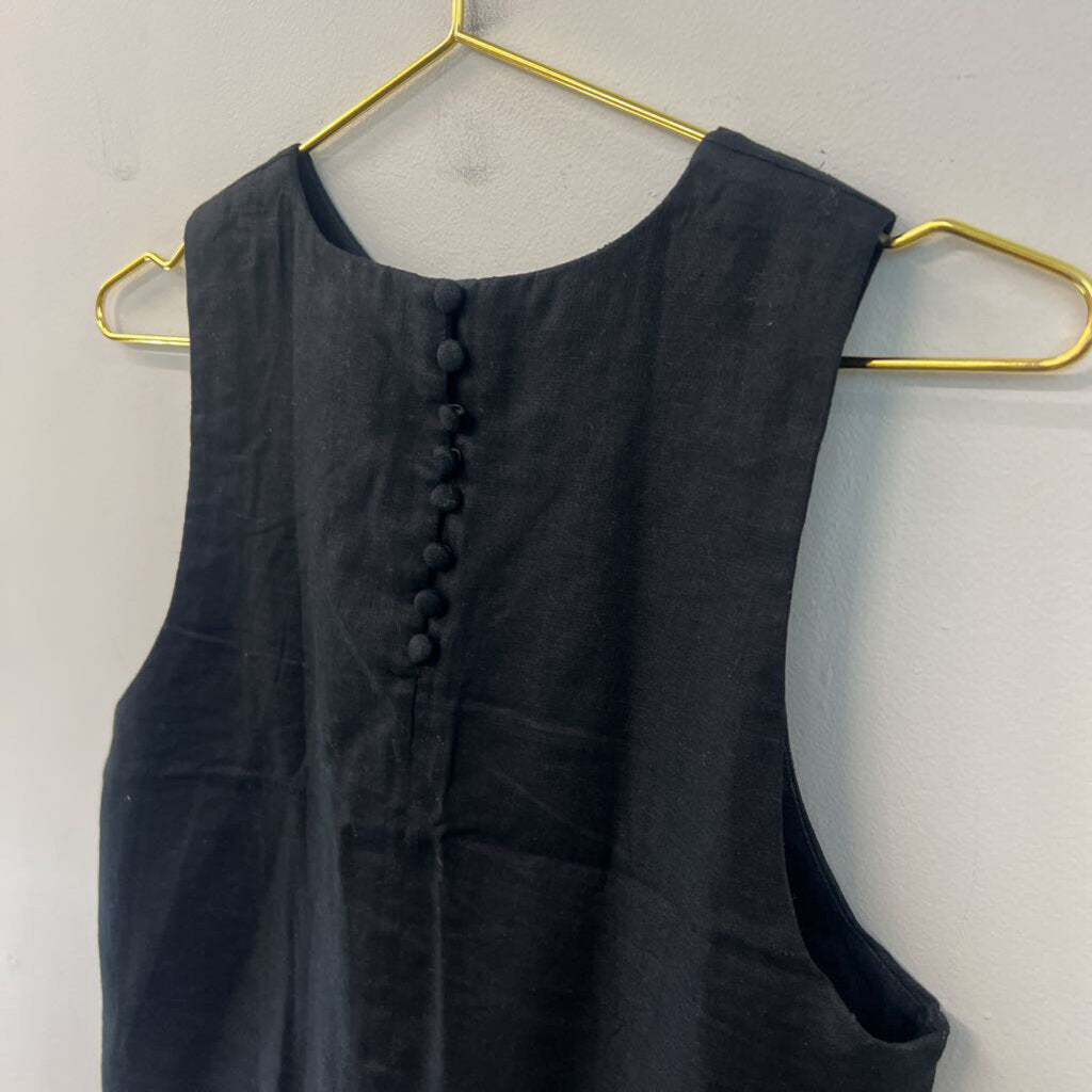 Banana Republic Black Cropped Tank Top Small