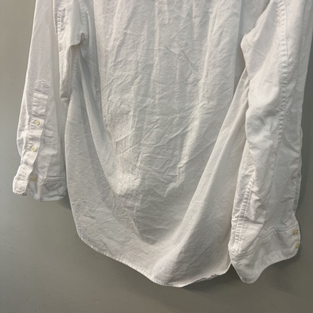 Citizens of Humanity White Long Sleeve Quarter Button Down Top Extra Small