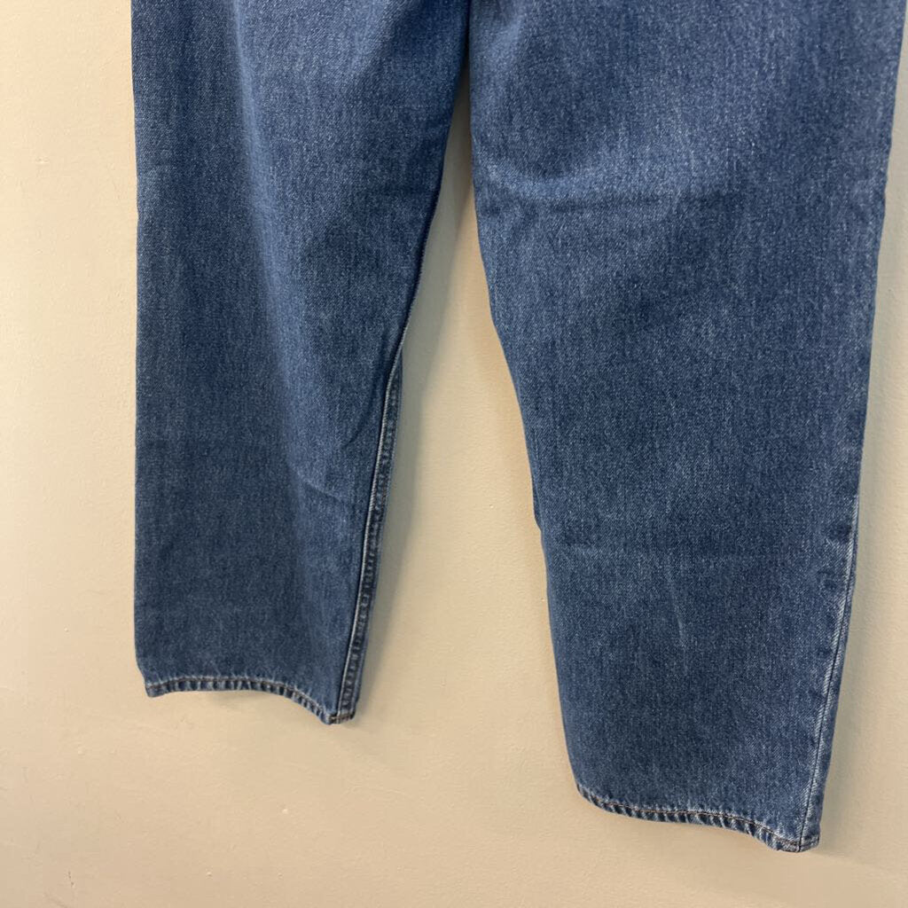 Jigsaw Medium Wash Wide Leg Jeans 26
