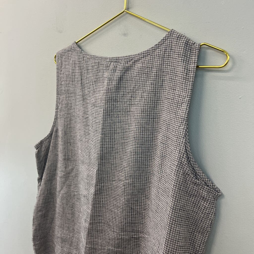 Habitat White/ Black Print Tank Top Large