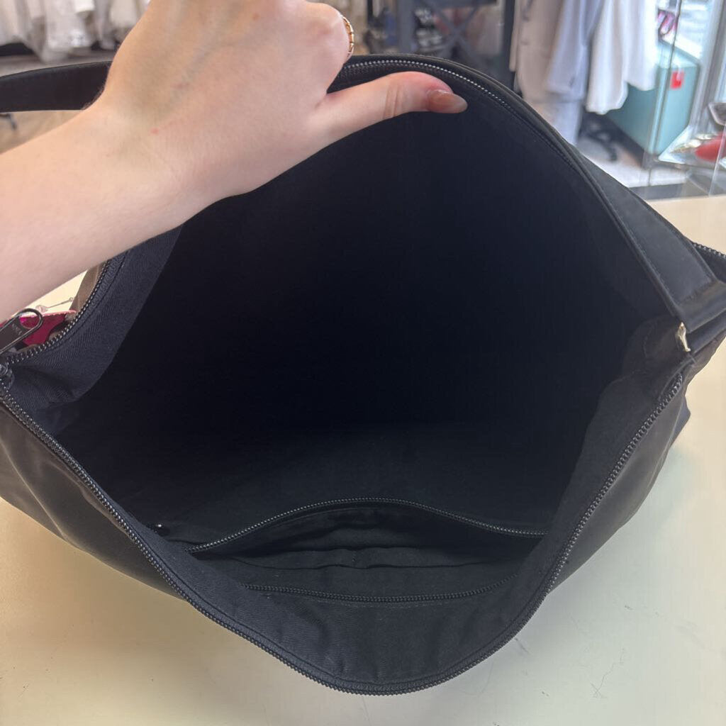 Kate Spade Black Nylon Large Tote Purse