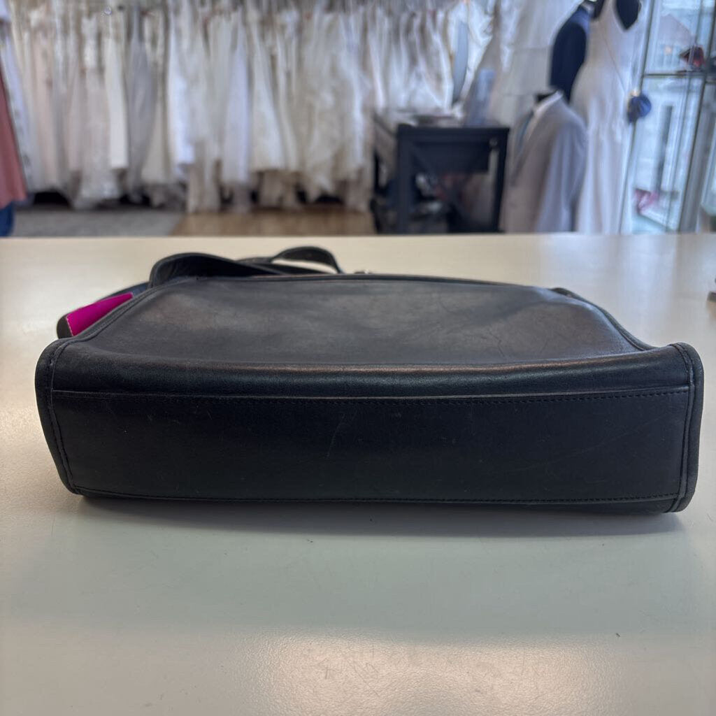 Coach Black Leather Crossbody Purse