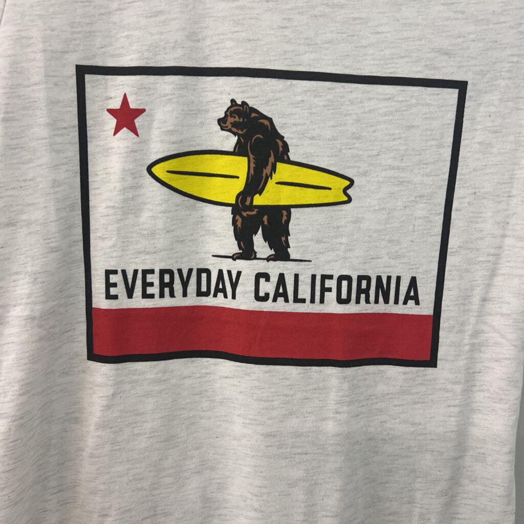 Everyday California Grey Short Sleeve Graphic Tee Medium