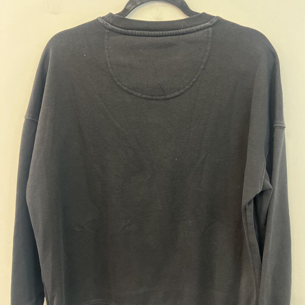 The Rolling Stones Black Graphic Long Sleeve Pullover Extra Small