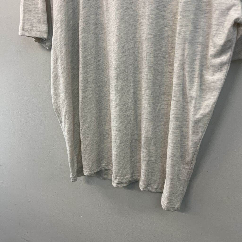 Grey/ Multi Leopard Cow Skull With Antlers Short Sleeve Graphic Tee 2X