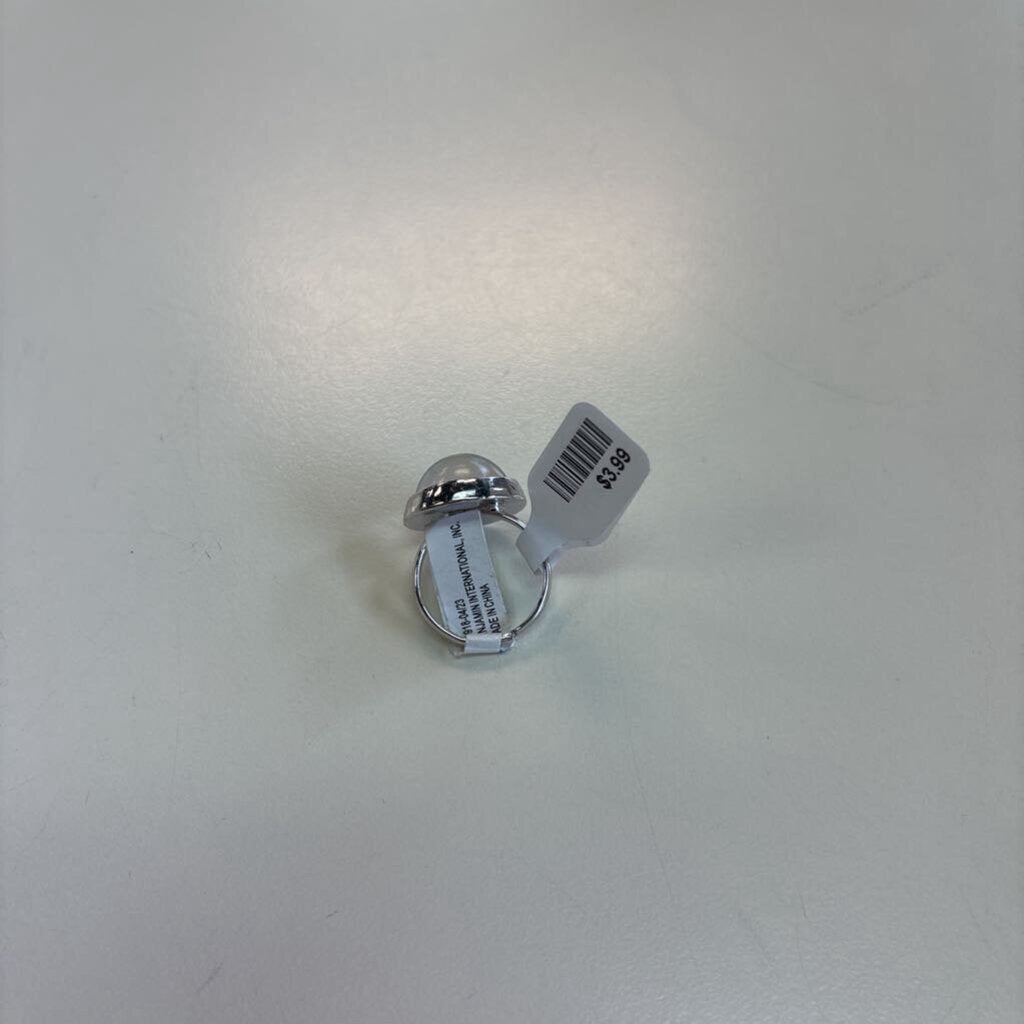 Silver Adjustable Statement Mood Ring