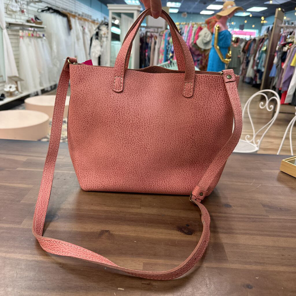 Portland Leather Good Pink Textured Leather Purse
