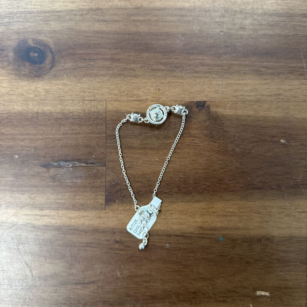 Silver/ Blue Stone Bracelet