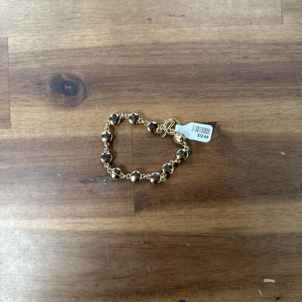 Gold/ Multi Color Stone Bracelet