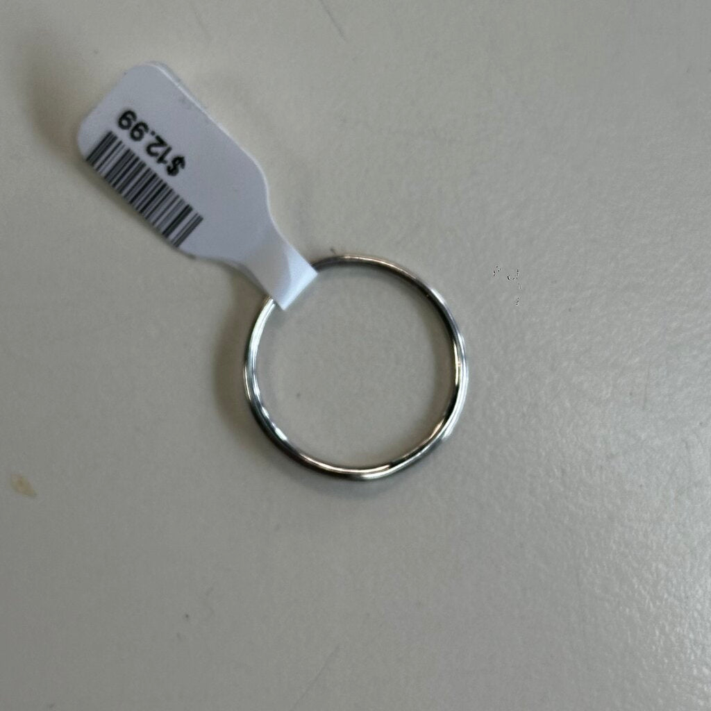 Dainty Sterling Silver Band Ring 9.5