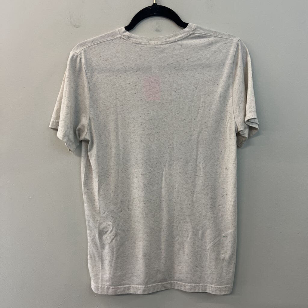 Canvas Grey Sunflower Short Sleeve Graphic Tee Medium