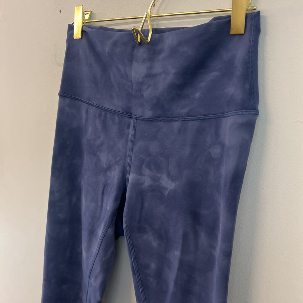 Lululemon Blue Print Cropped Leggings 8