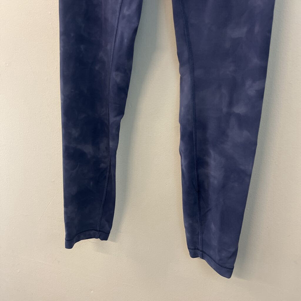 Lululemon Blue Print Cropped Leggings 8