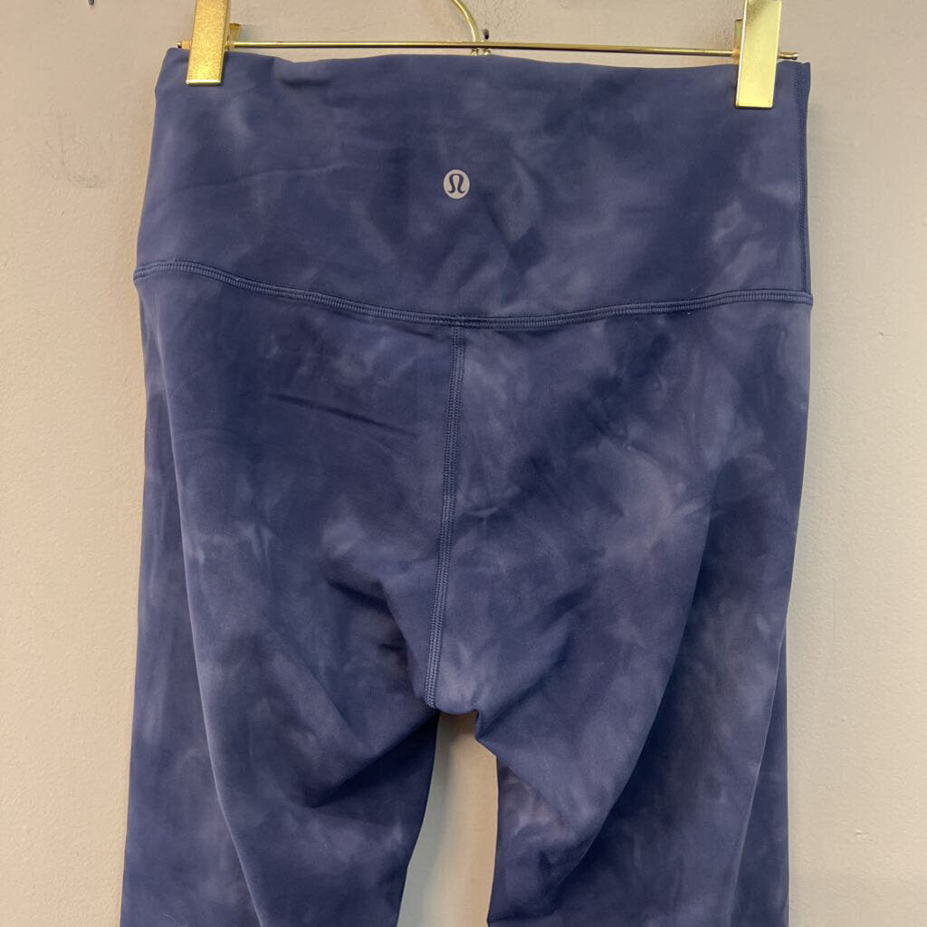 Lululemon Blue Print Cropped Leggings 8