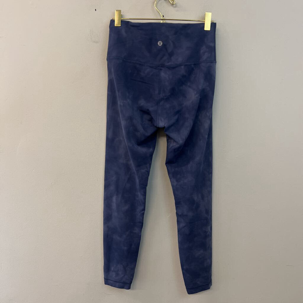 Lululemon Blue Print Cropped Leggings 8