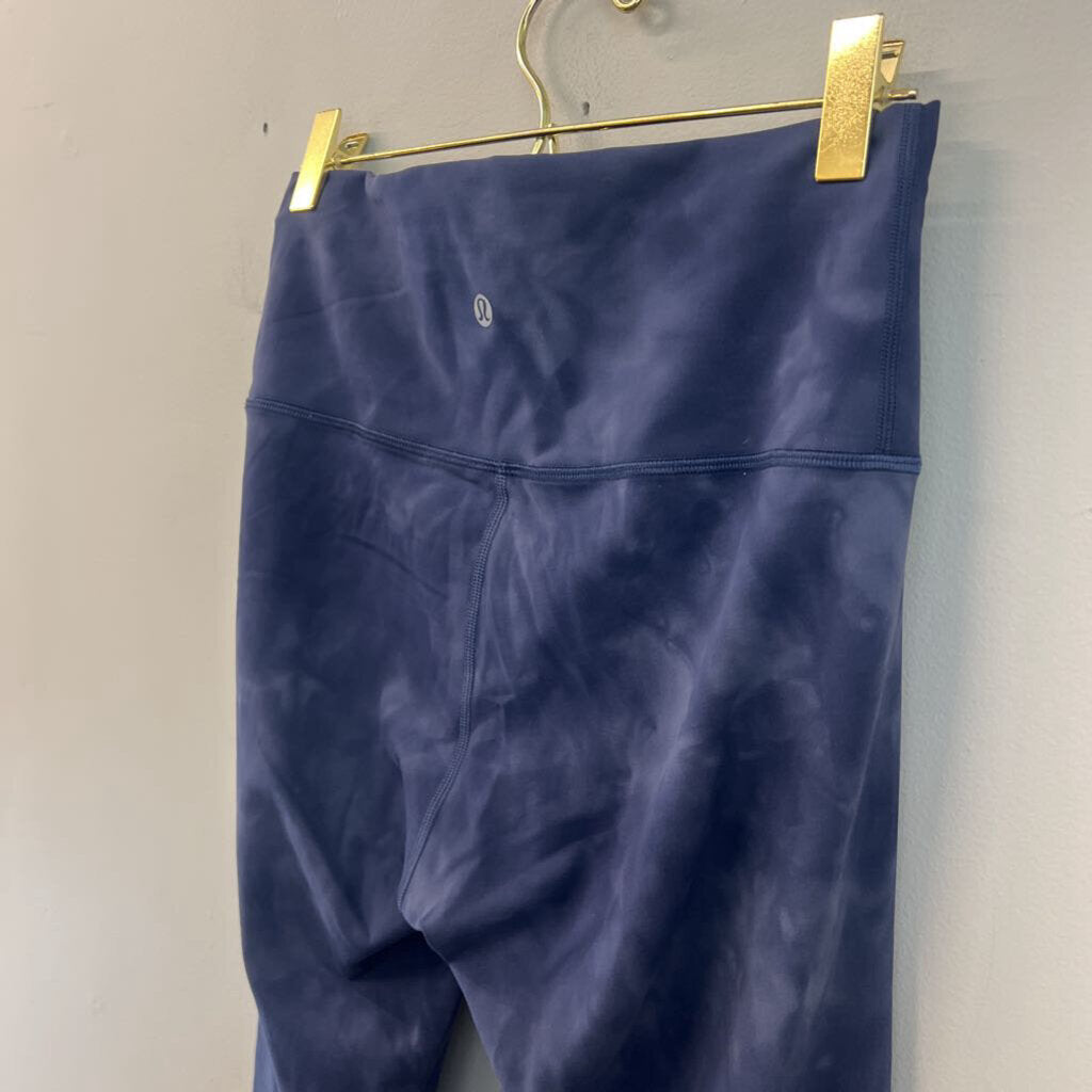 Lululemon Blue Print Cropped Leggings 8