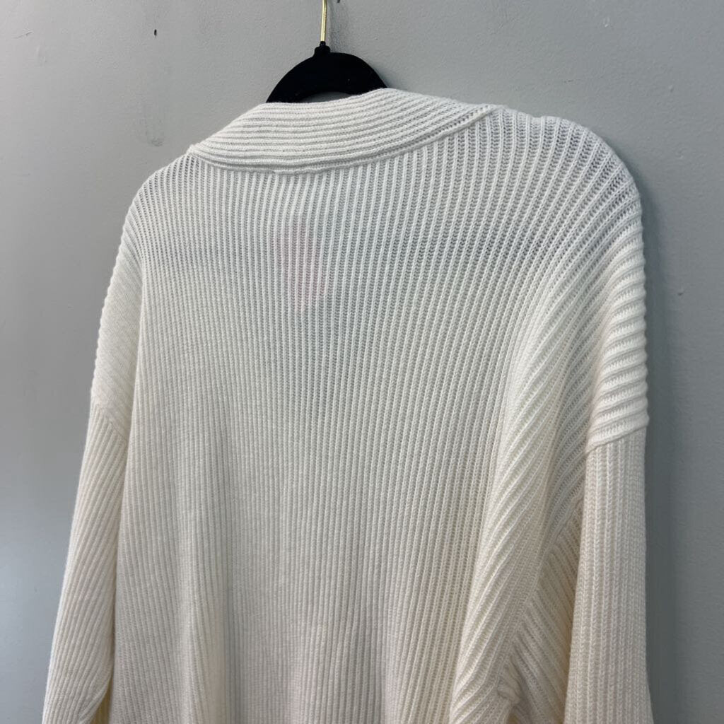 Haven Cream Knit Long Sleeve Sweater Top Extra Large
