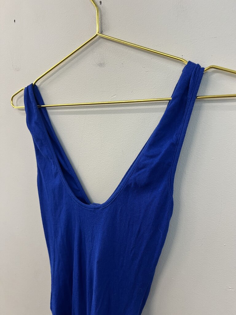 Intimately Free People Royal Blue Tank Bodysuit Extra Small