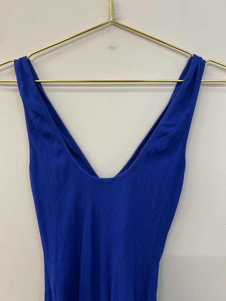 Intimately Free People Royal Blue Tank Bodysuit Extra Small