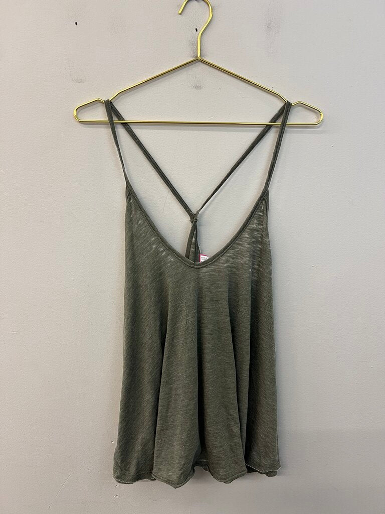 We The Free Green Tank Top Small