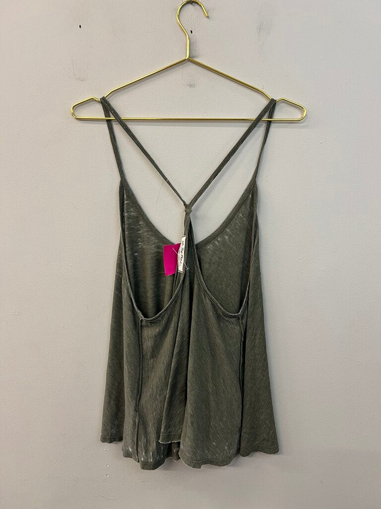 We The Free Green Tank Top Small