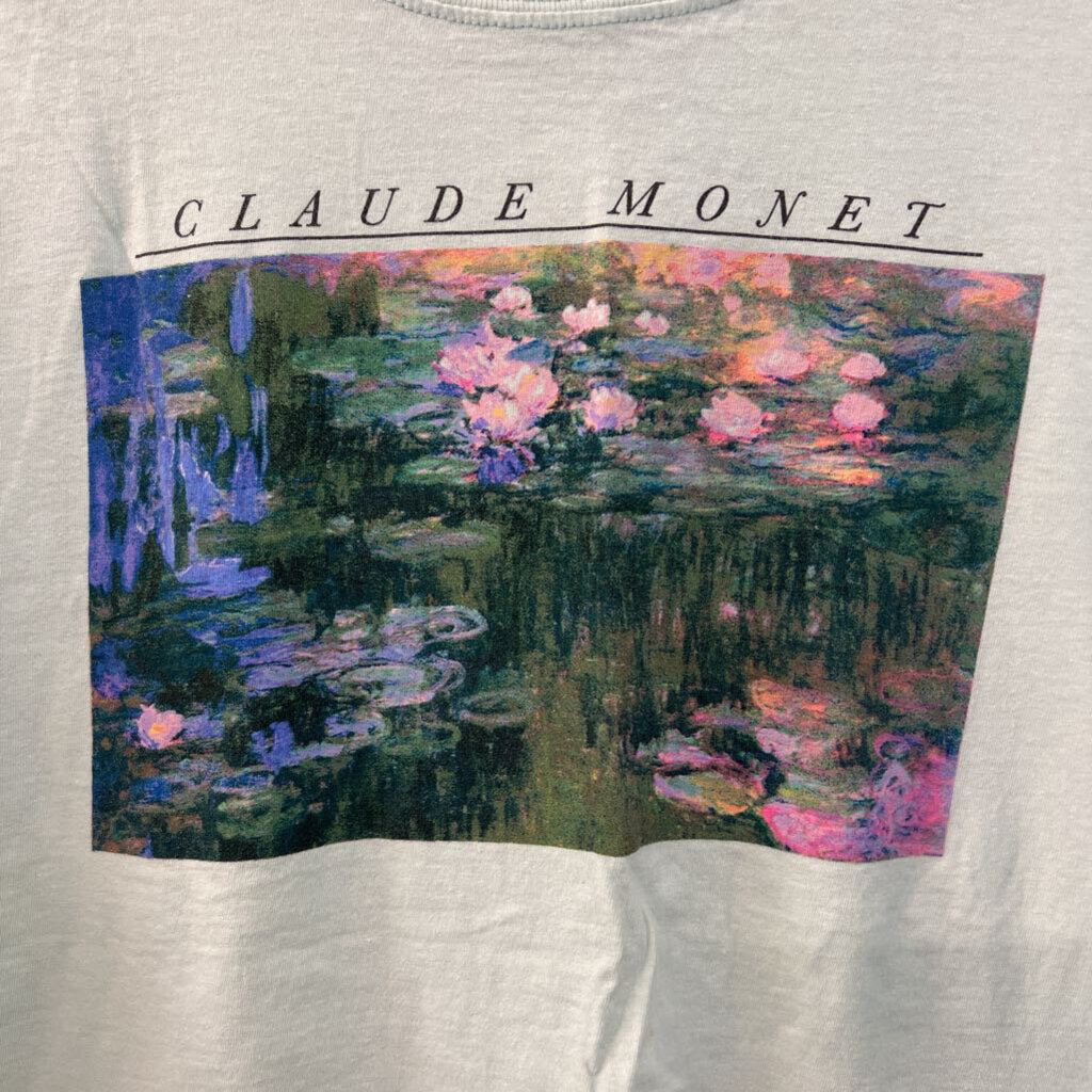 Fifth Sun Mint/ Multi Claude Monet Short Sleeve Graphic Tee Large