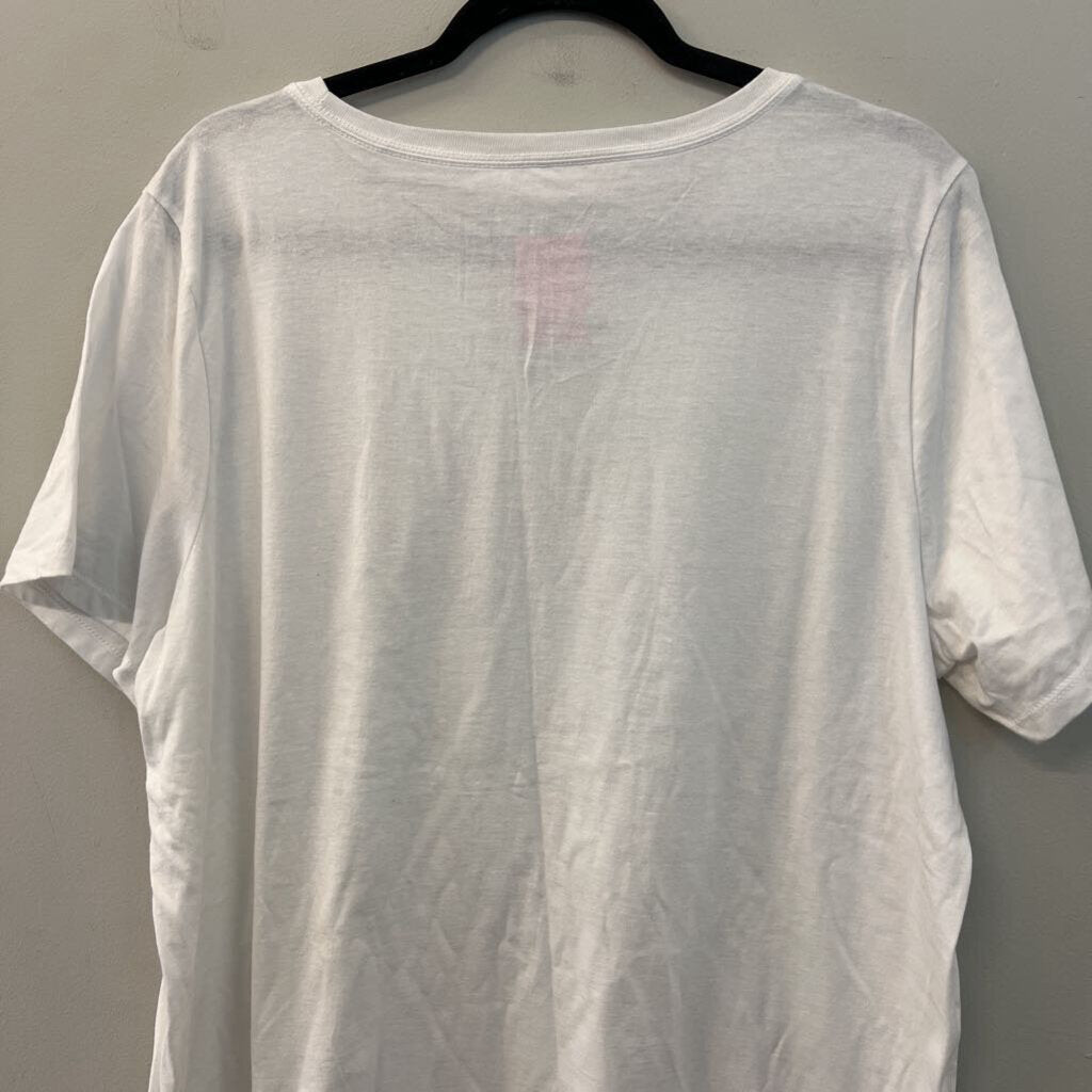White/ Multi Rootin Tootin Good Time Short Sleeve Graphic Tee 2X