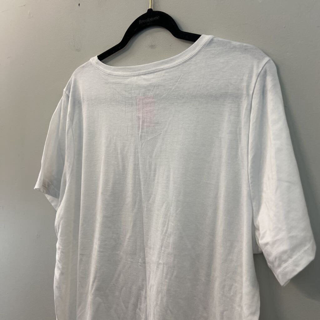 White/ Multi Rootin Tootin Good Time Short Sleeve Graphic Tee 2X
