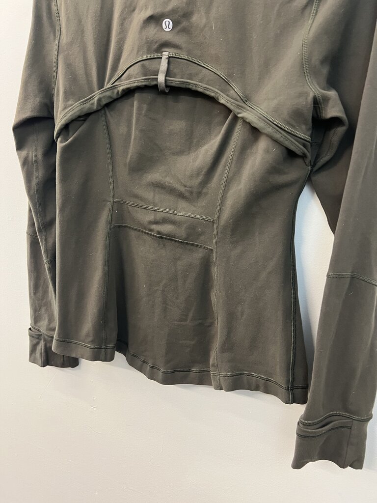 Lululemon Green Long Sleeve Zip Up Define Jacket 10