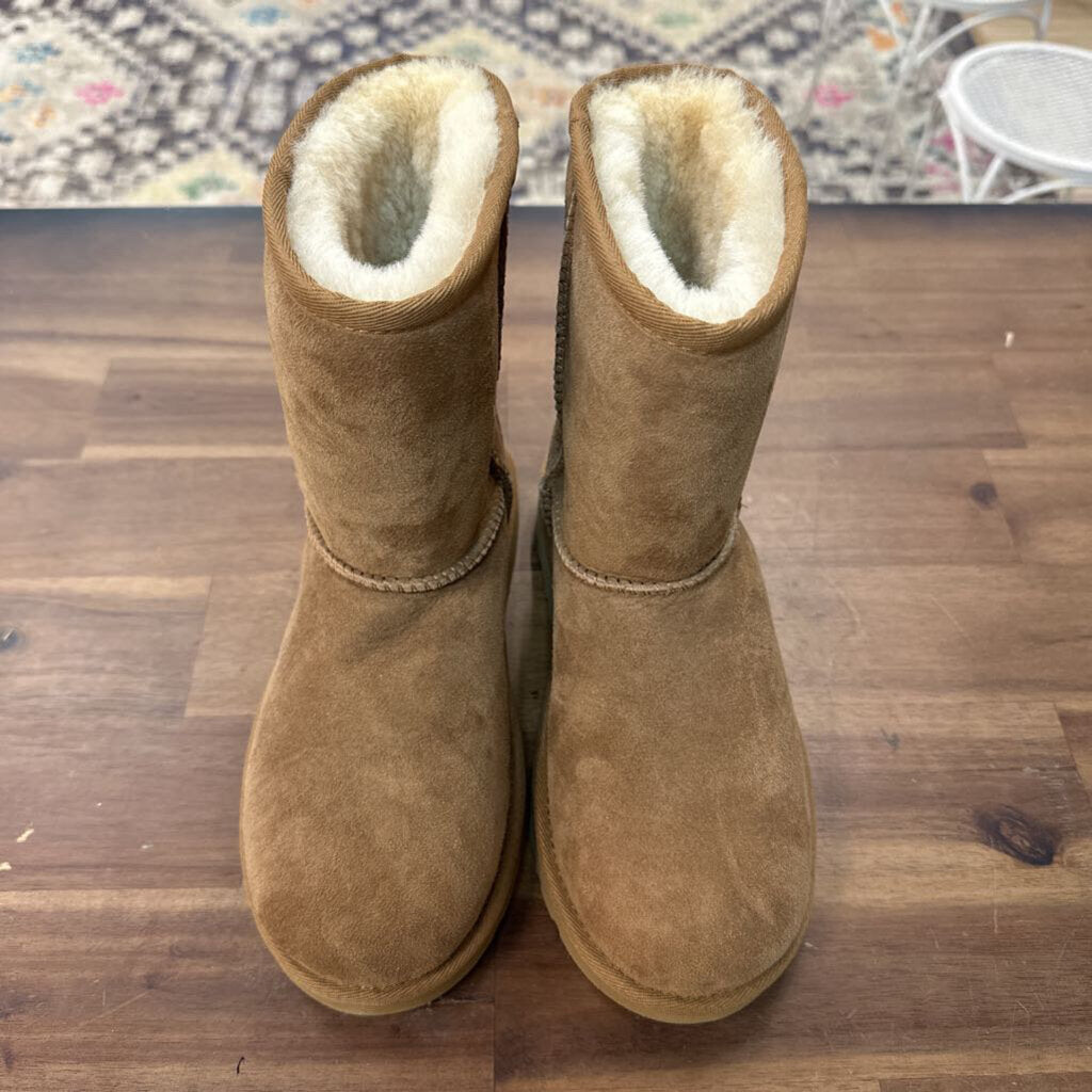 Ugg Brown Suede Classic Short Boots 6