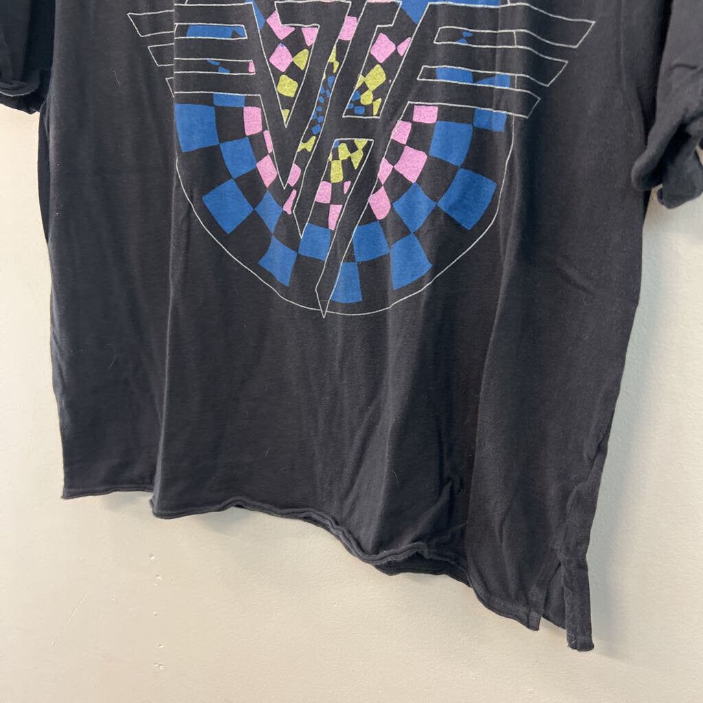 Van Halen Black/ Multi Short Sleeve Graphic Tee Medium