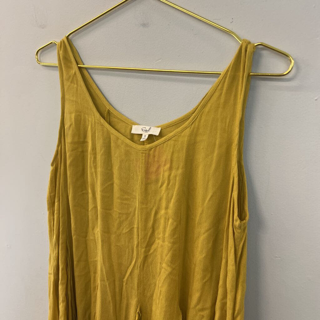 Easel Olive Green Tank Dress Small