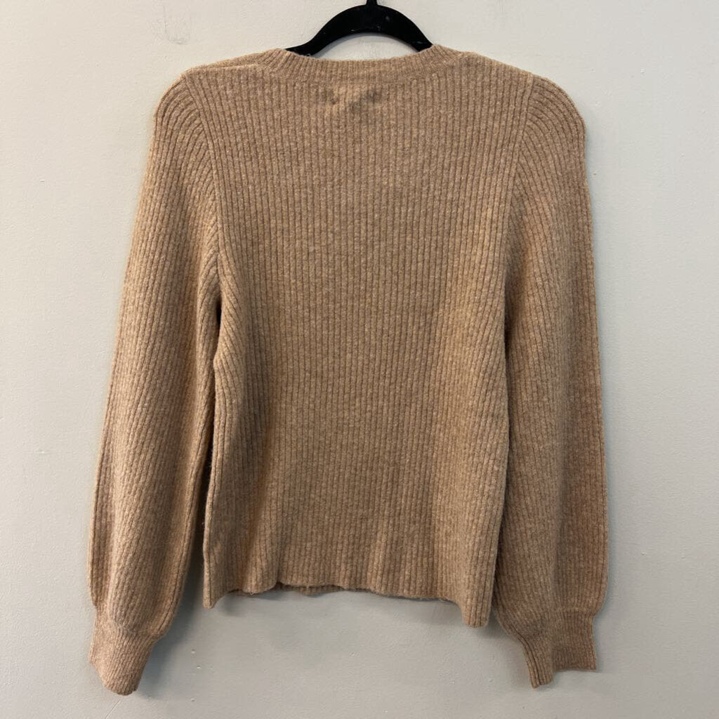 J Crew Brown Extra Soft Long Sleeve Sweater Top Small