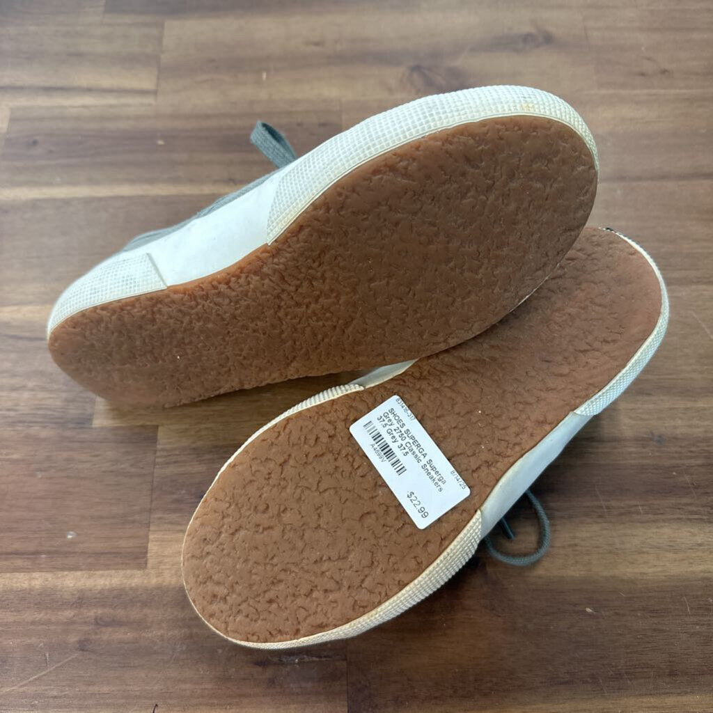 Superga Grey 2750 Classic Sneakers 37.5