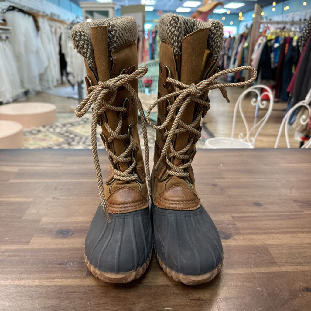 ESprit Brown Bristol EP Tall Duck Boots 7