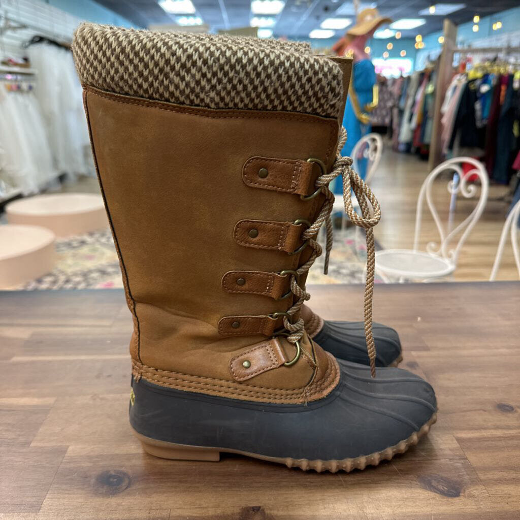 ESprit Brown Bristol EP Tall Duck Boots 7